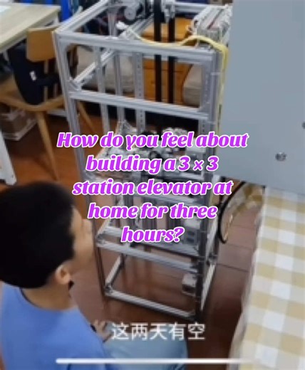 Construye un elevador en casa en 3 horas