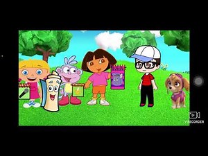 Blue’s clues with Dora hide and go seek