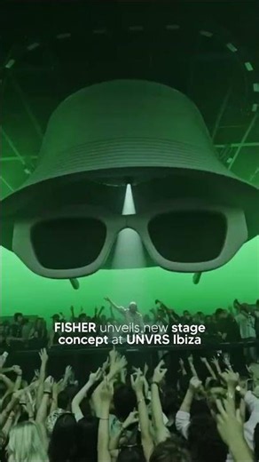 FISHER unveils new stage concept at UNVRS Ibiza 🔥 #fyp #music #edm #dancemusic #housemusic #2026 #dj
