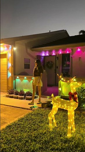 Our home turned into a Christmas dream ✨ with Lepro AI lighting magic
