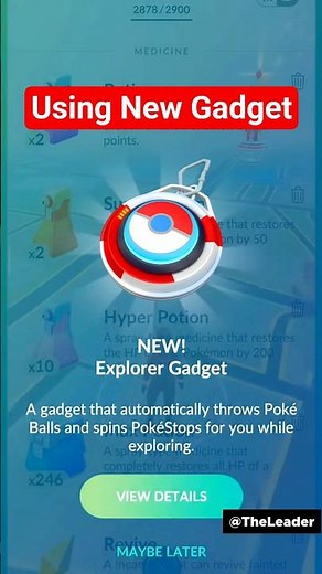 Finally!🤯new Auto Catcher *EXPLORER GADGET* in pokemon go.
