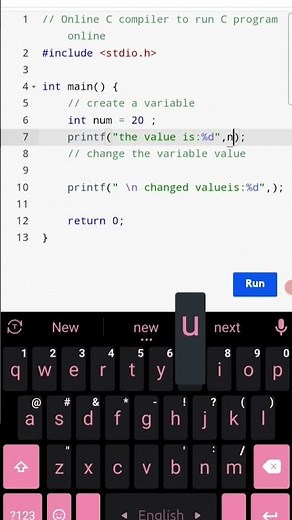 Change variables value in c programming #c #cprogramming #coding