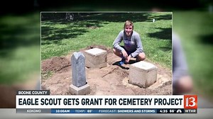 Eagle Scout gets grant for cemetery restoration project