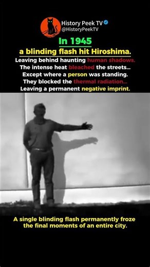 The Shadows Frozen in Time (1945) 🕰️👤 #shorts