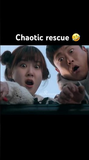 Chaotic Rescue 😂 #thewonderfools #chaeunwoo #kdrama