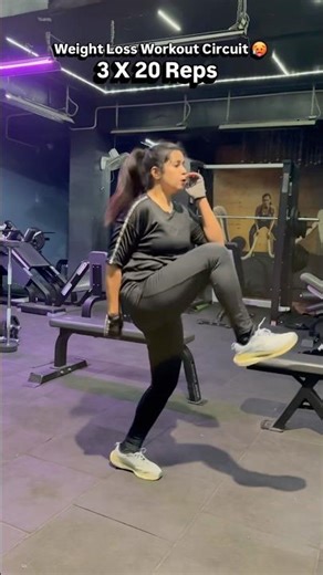 Fat Burning Workout Circuit 🔥 | Quick Weight Loss at Home #WeightLossWorkout #fatburningworkout