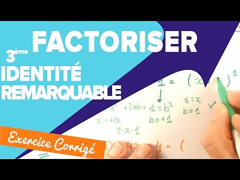 Factoriser avec les Identités Remarquables (3è identité) - Mathrix