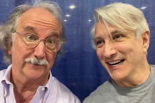 Bronson Pinchot and Mark Linn-Baker get into character for 'Perfect Strangers' reunion