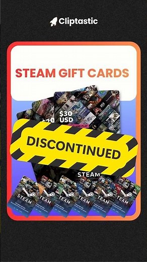 Valve Discontinues Physical Steam Gift Cards | Scammers Finally Won After 14 Years