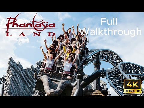 Phantasialand 2025 Full Walkthrough [4K]
