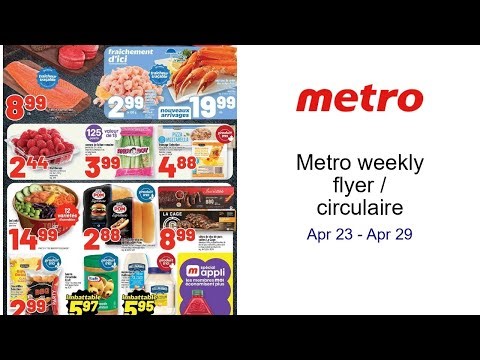 Metro weekly flyer / circulaire Apr 23 - Apr 29