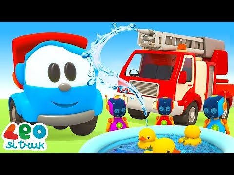 Kartun dalam bahasa Indonesia | Mobil-mobil untuk anak | Leo si Truk & mobil pemadam kebakaran
