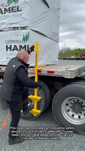 A Safer Way to Access Flatbed Trailers