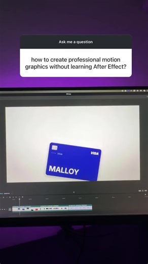 create professional motion graphics as a beginner