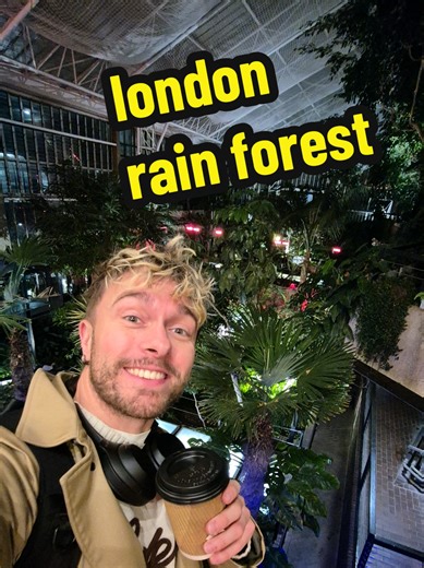 there is a literal concrete jungle in the center of London... how have I just found out about this place?! 📍 Barbican Conservatory, London #london #londoncity #barbican #jackatkins