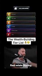 The wealth-building tier list