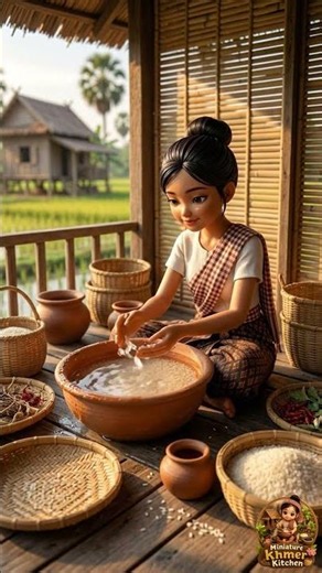 Cooking Rice by Lotus Pond #BophaRecipes