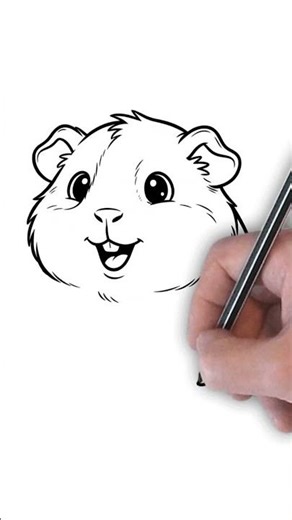 How to Draw a Guinea Pig #drawaguineapig #howtodraw #guineapigart #drawingtutorial #easyart #drawing
