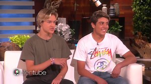 Social media stars 'Damn Daniel' and Josh on Ellen
