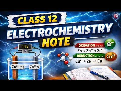 Electrochemistry Complete Guide | Class 12 Chemistry NEB 2026 Revision