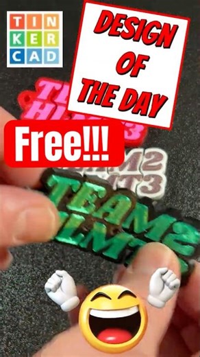 Join Team HLMT23: FREE Tinkercad Flexi Keychain!