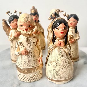Mexican Pottery Nativity Figures 6-piece Set, Replacement Pieces, No Baby Jesus - Etsy