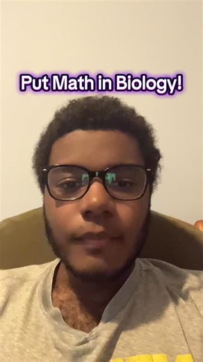 ThatBlackChemist | Put Math in Biology! Share this video! Check out my Algebra guide for STEM (link in bio)! | Instagram