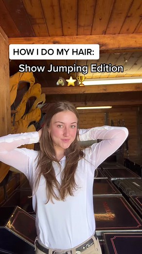 How I Do My Hair for Show Jumping