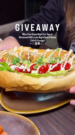✨ GIVEAWAY: Game Night for 2 ✨ Win the ultimate game night at Royal Game Cafe! What’s included: • 2 hours of unlimited board games 🎲 (over 200 plus board games to choose from!) • 1 shareable appetizer 🧆 • 2 mains course 🍽️ 🍽️ • 2 non-alcoholic drinks ☕️🍵 • 1 Dessert 🍰 How to enter: 👉 Go to our Instagram @funthingstoronto NOW to find out how to join! 📍ROYAL GAME CAFE & LOUNGE 👾🎲🎮 9737 Yonge Street #204, Richmond Hill, ON., L4C 8S7 - for reservations call (416) 800-0885 Giveaway ends Ja