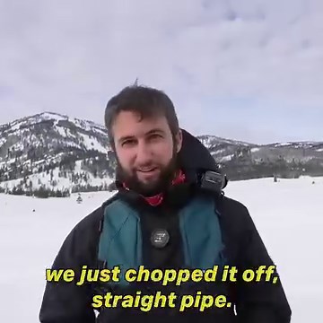 100cc Motorcycle In SUPER Deep Snow! | CboysTV