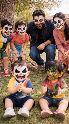 Sabne face par kiya painting #shortvideo #shorts #youtubeshorts