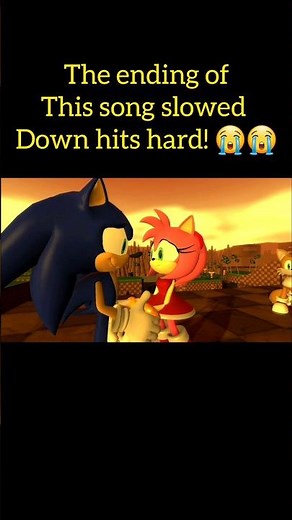 Sonic And Amy's Sunset Kiss! 💙💖 (Short Gmod Animation!) #sonic #animation