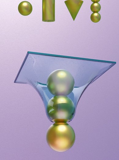 Blender Rubber Shapes Simulation for ASMR