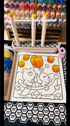 Ohuhu Alcohol Markers: Brush and Fine / Chisel - 120-color - Double Tipped Art Marker Set for Artist