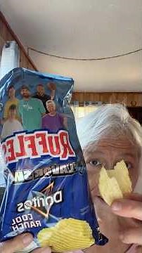 Trying the new ruffles cool ranch, flavored chips.. is it a pass or fail?