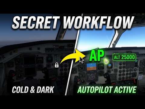 Secret Saab 340 Autopilot Workflow (Cold & Dark → Autopilot)