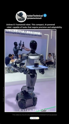 Unitree G1 Humanoid Robot: Compact #ai Beast #technology