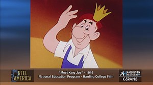 SATURDAY at 10pm & SUNDAY at 4pm ET on C-SPAN3 - WATCH TWO Cold War political cartoons on Reel America this weekend. "Meet King Joe" - 1949 pro-business Harding College film, preceded by 1947's "Brotherhood of Man" a United Auto Workers Film. Films courtesy Library of Congress and National Film Preservation Foundation. | American History TV | Facebook