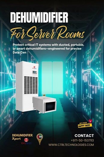 Secure Your Data: Dehumidifiers for Server Rooms & Data Centers. #dehumidifier #serverroom