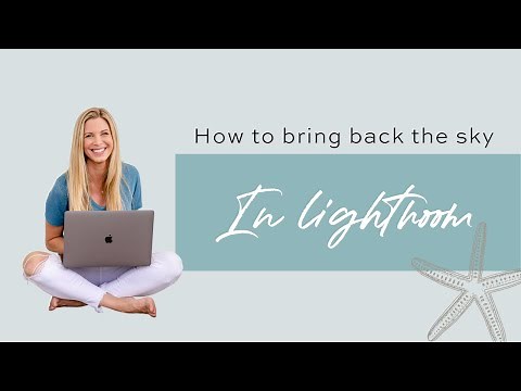 Fixing a blown out sky in Lightroom!