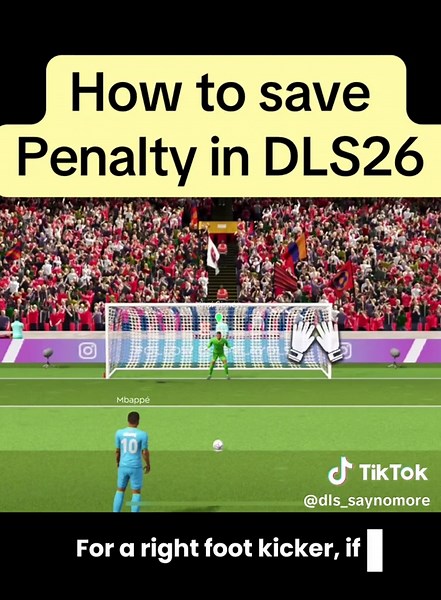 How to save Penalty in DLS26. Come close if you’re DLS game player. #dreamleaguesoccer2026 #dls26 #gamer #tutorials #MobileFootball @Dream league soccer (( DLS ))
