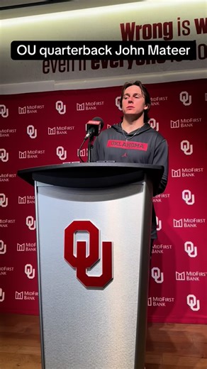 OU quarterback John Mateer talks about Oklahoma’s close win over Auburn on Saturday. #Sooners #OUfootball | Oklahoma Sooners on SoonerScoop.com