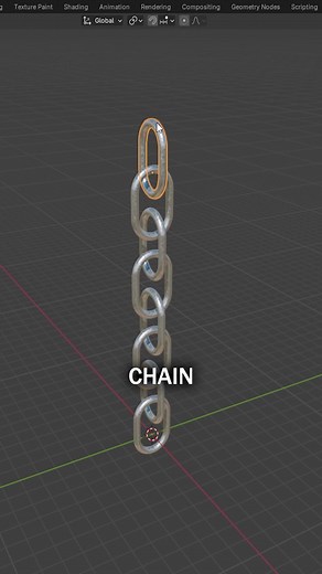 Create Chains Easily in Blender: Faster Chain Modeling