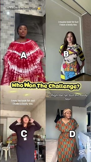 Who won the challenge? Body tea challenge #tiktokchallenge #bodytea