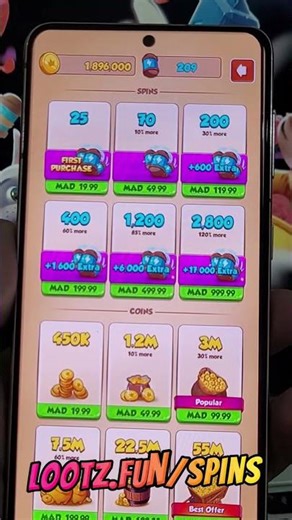 free coin master spins and coins