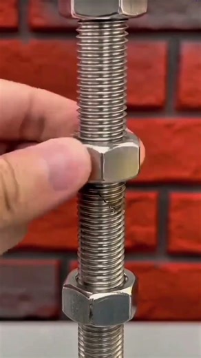 Arrange the bolts on the nails and keys neatly as an example and lesson #nails #construction #shorts