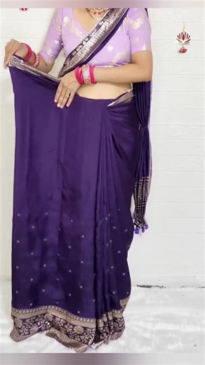 निऱ्या खोचल्यानंतर बाजूला फॅब्रिक वरून राहतं का #saree #drape #blouse
