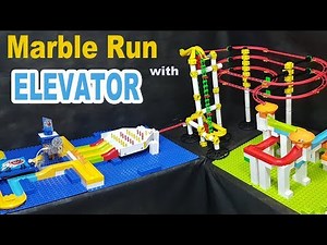 MARBLE RUN with AUTOMATIC ELEVATOR - Mini Tournament - Marble Games