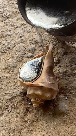 Casting aluminum at home: Unique Casting From Scrap Metal #shorts #viralvideo #reels #restoration