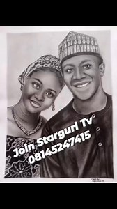 Pencil drawing of Safeera and her Ango AhmedXm.... This is so cute 🫶🥰🥰 #fypシ゚ #trend #arewa #saah2025 #wedding | Stargurl Farida Faruk